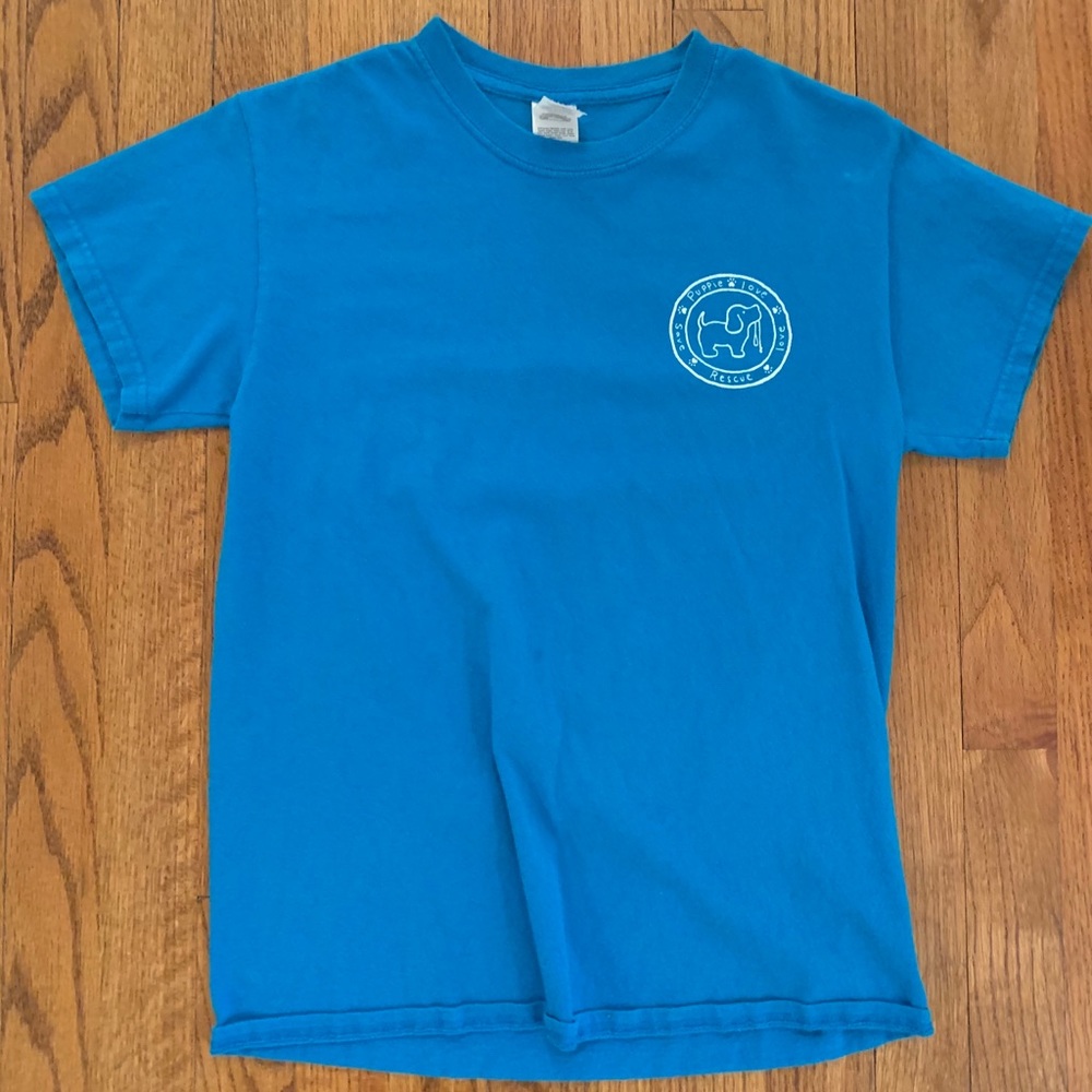 Blue puppy love tshirt